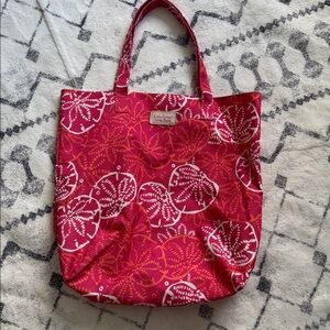 Lilly Pulitzer Pink and Orange Floral Bag